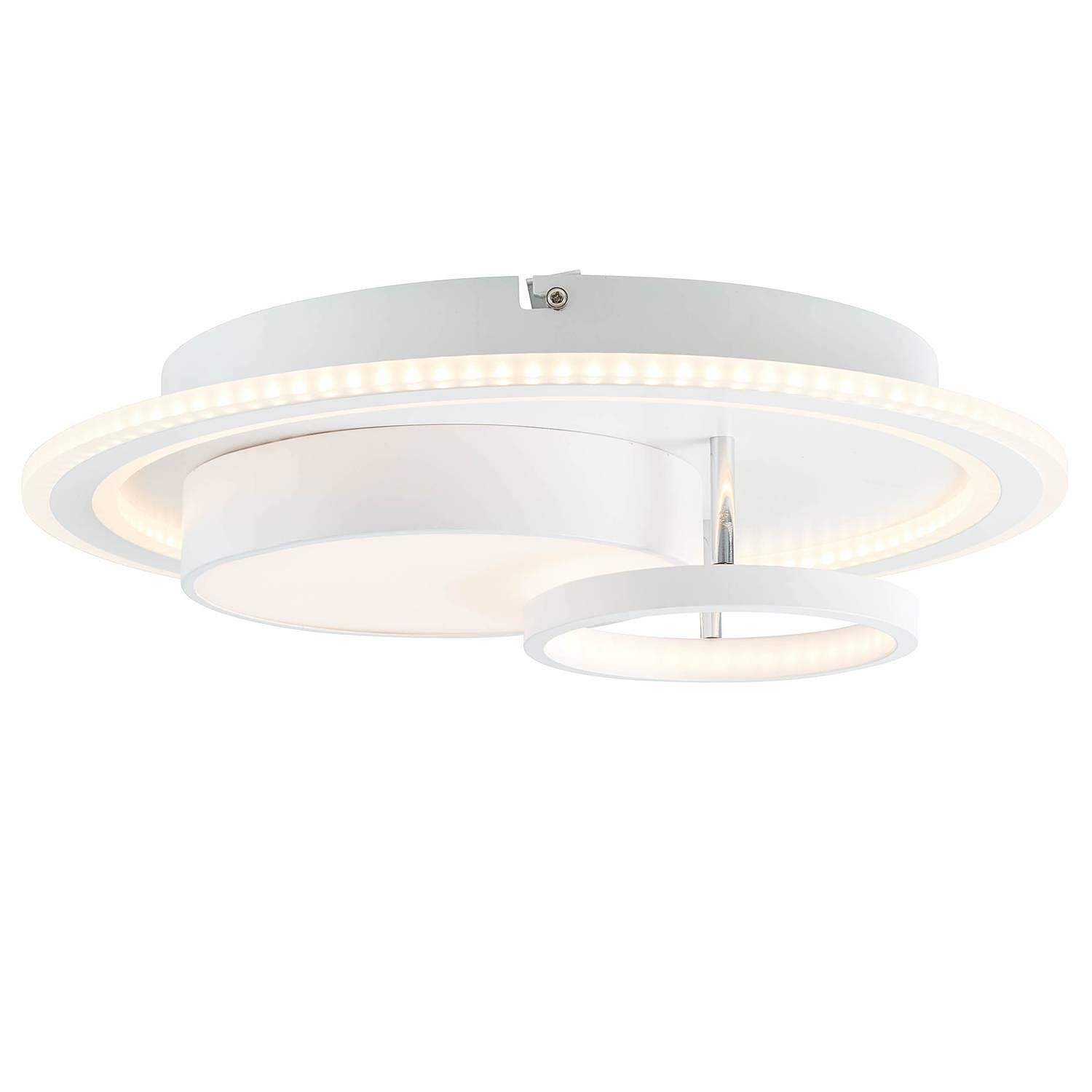1-Flammig LED-Deckenleuchte Sigune Polypropylen Aluminium 0