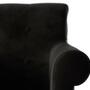 4x Armlehnstuhl Flacon Samt Schwarz 4