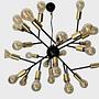 Pendant lamp Stainless steel Black Gold 1