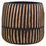 Arlo Große Natur und Schwarze Holzvase
 2