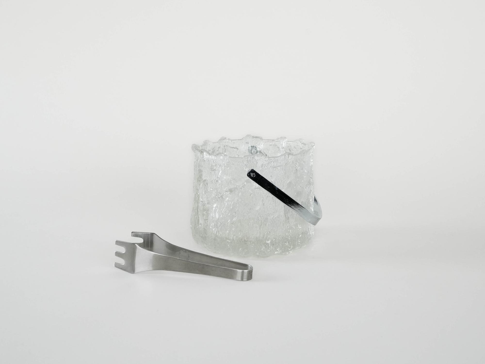 Ice bucket Transparent 1970s 2