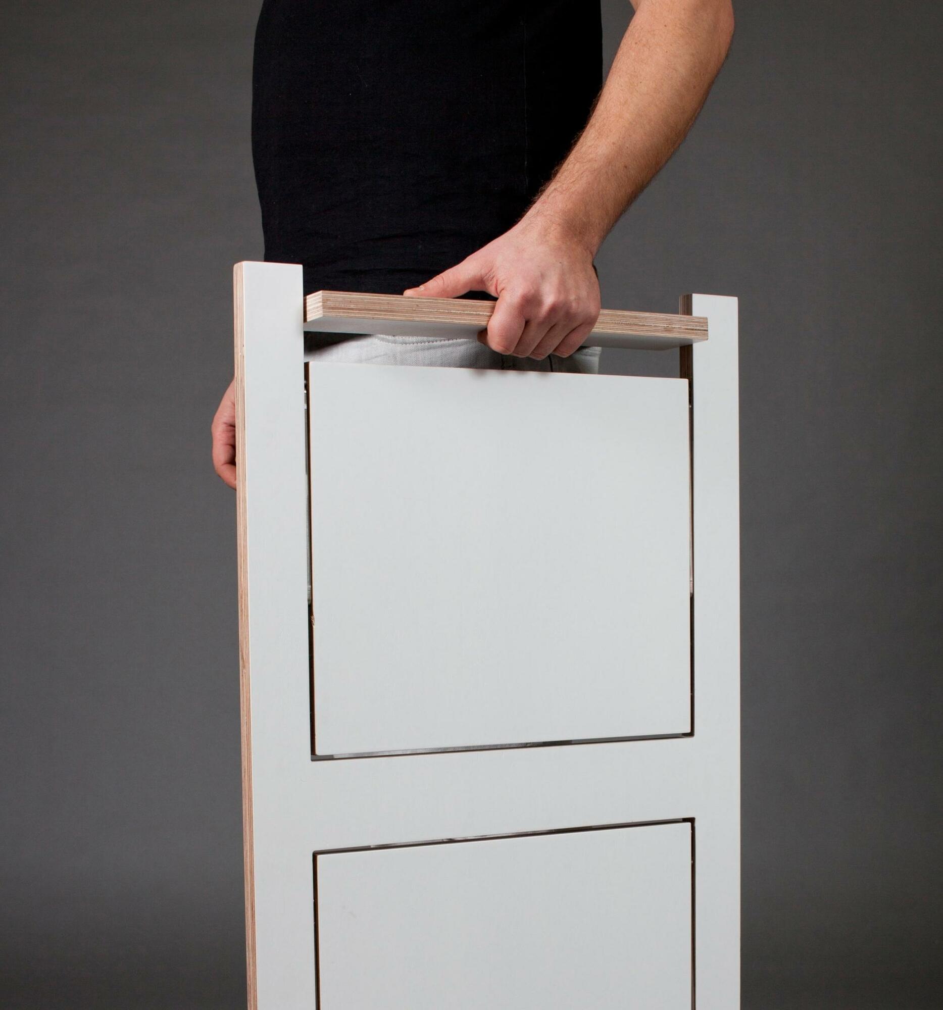 Fläpps Folding Chair Wood White 6