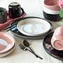 16x Dishware Set Beato Black 4