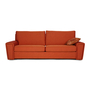 Sofa 3-Sitzer Stoff Orange 0