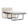 Wandelbarer Pouf mit Klappbett 70x180cm Creme 2