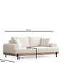 Eti 3-Sitzer Sofa Weiss 6