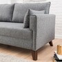 Sofa 2-Sitzer Grau 2