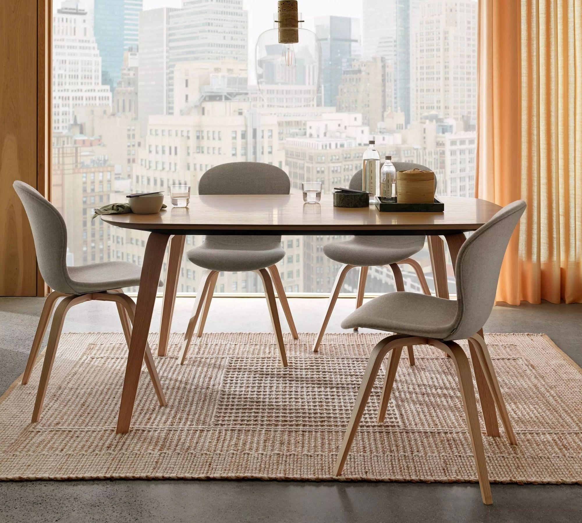 Hauge Esstisch mit Zusatztischplatte Braun 3