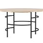 Copenhagen Dining table Whitewash Black ⌀140x74cm 8