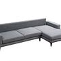Nordic Corner Sofa Right Grey 4