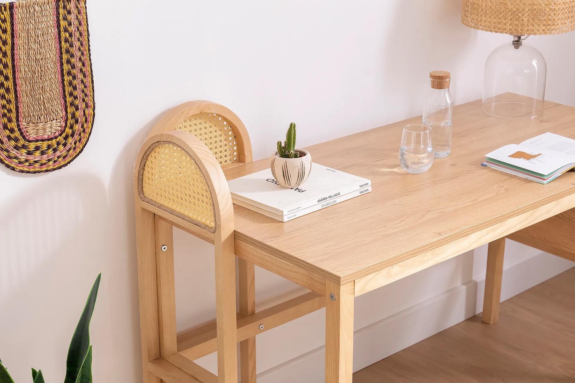 Nala 130 Desk Brown 3