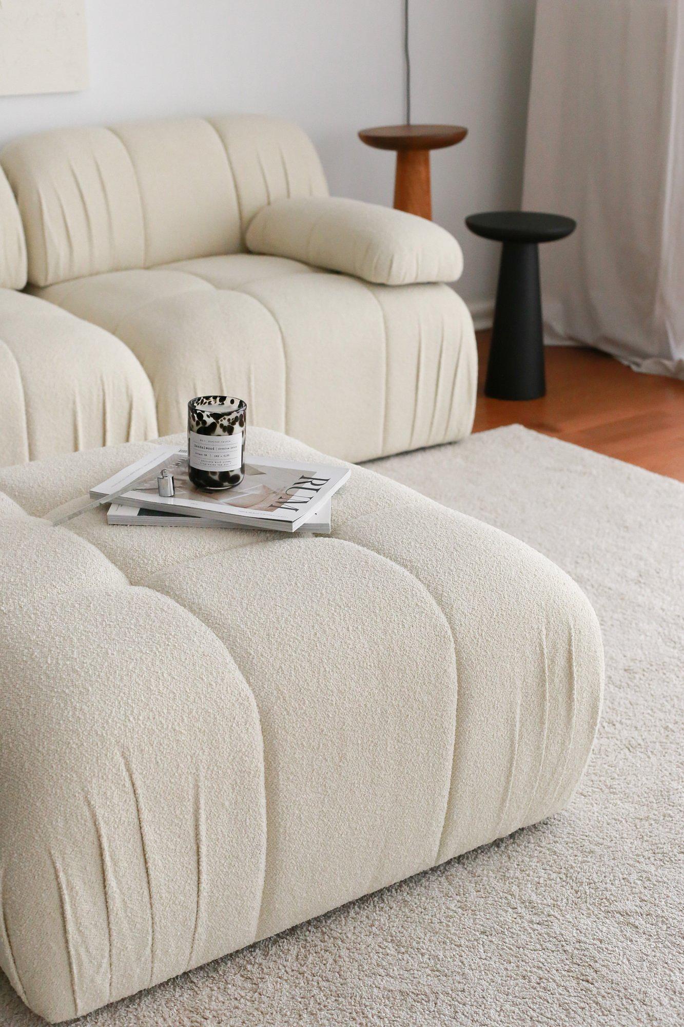 Soli Corner Sofa White 7