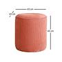 Teddy Stool Coral Red 4