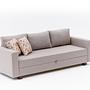 Aly Schlafsofa 3-Sitzer Beige 7