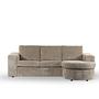 Sofa 3-Seater Chaiselongue Left Right Beige 3