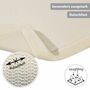 Rutschfeste Microfaser Badematte mit Memory Foam Natur 5