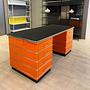 Classic Line Schreibtisch TB 229 Stahl Orange 4