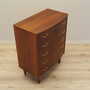 Vintage chest of drawers walnut wood brown 1970s 5
