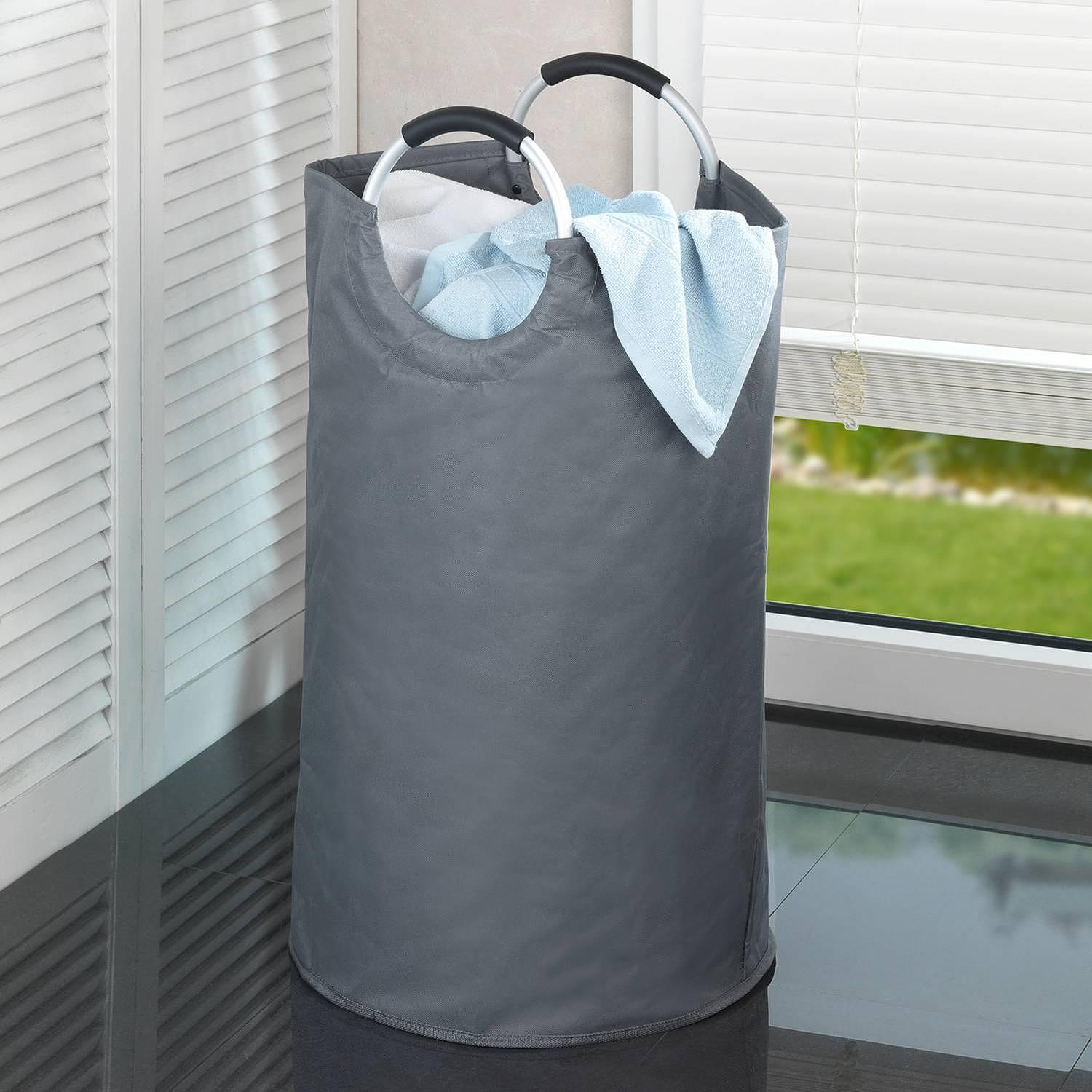 Jumbo Wäschesammler Kunststoff Dunkelgrau 2