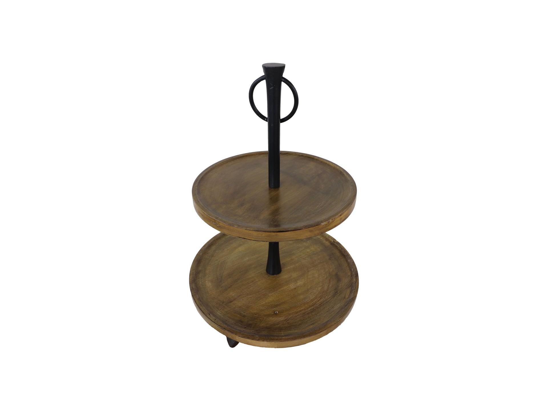 Etagere Mangoholz Metall 1