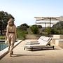 NERO Sun Lounger Aluminum Black Upholstery O Corsica 1