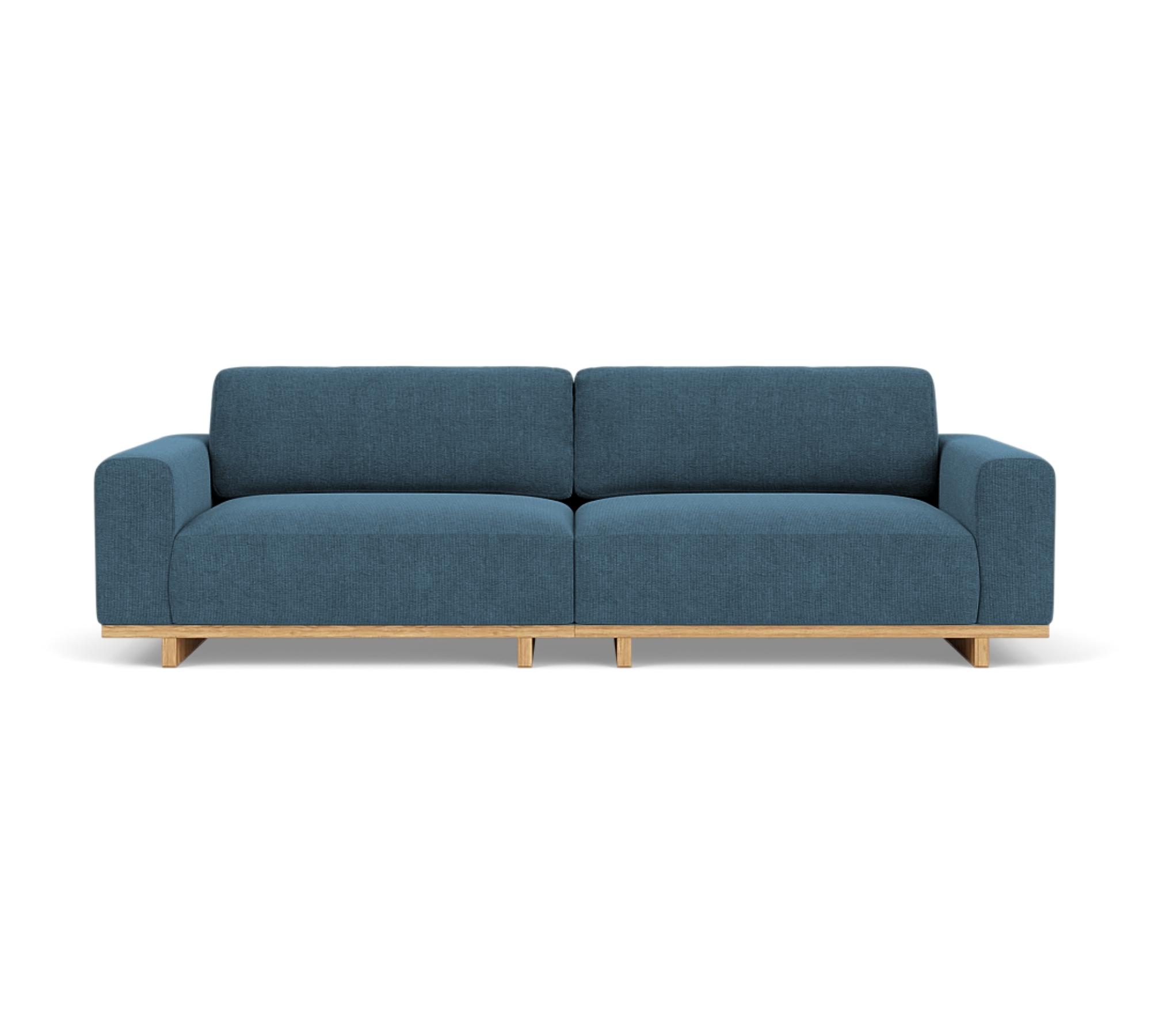 Aya Sofa 3,5-Sitzer Sorrento Steel Blue 1