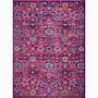 Vintage 7653 Teppich Grau Dunkelblau 0