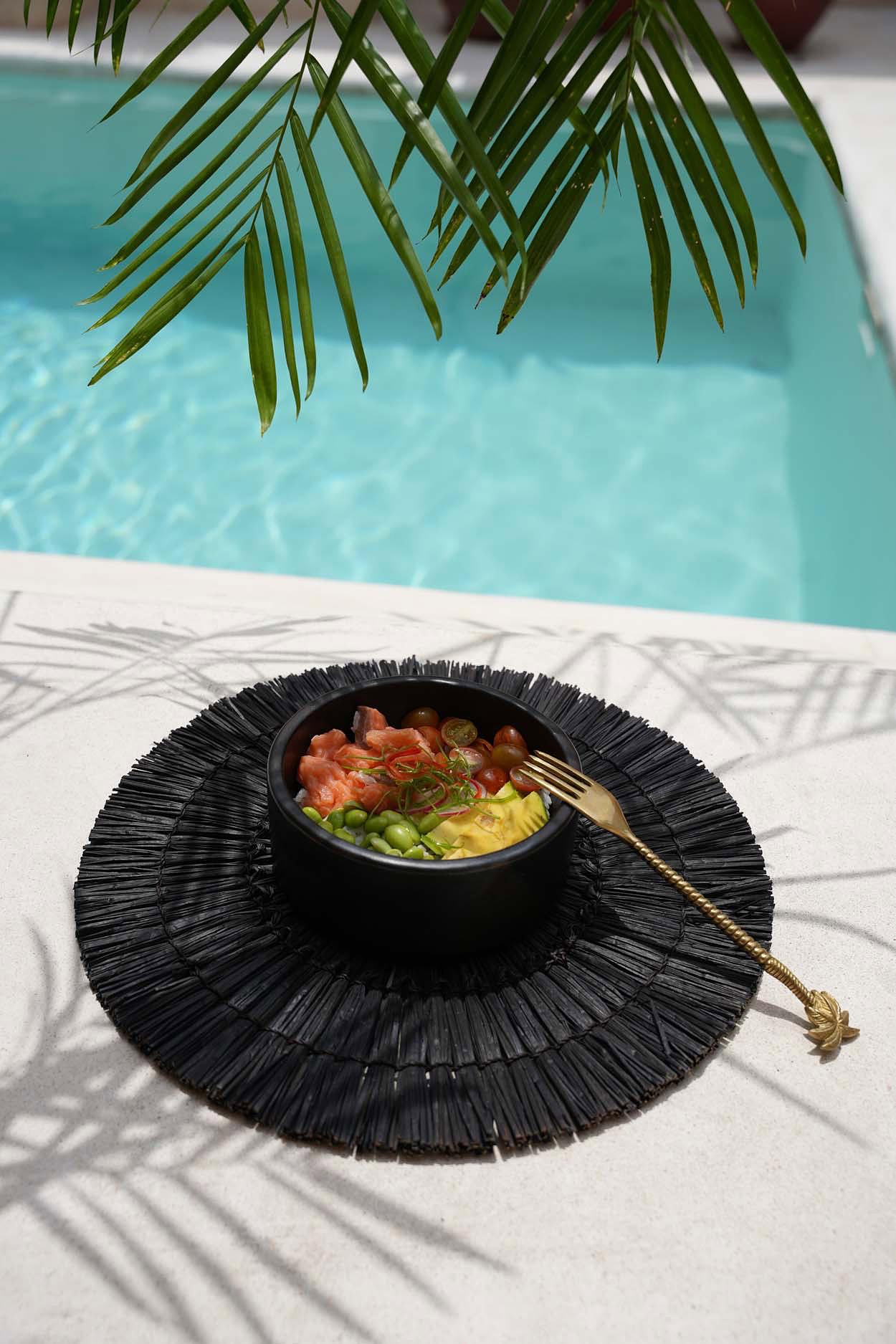 3x Burned Zylinderschale Schwarz 2