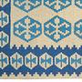 Kilim Gashgai Teppich Blau 1
