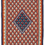 Kilim Senneh Teppich Braun 0
