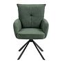 Didrip Drehbarer Armlehnenstuhl 2er-Set Cord Dunkelgrün 1