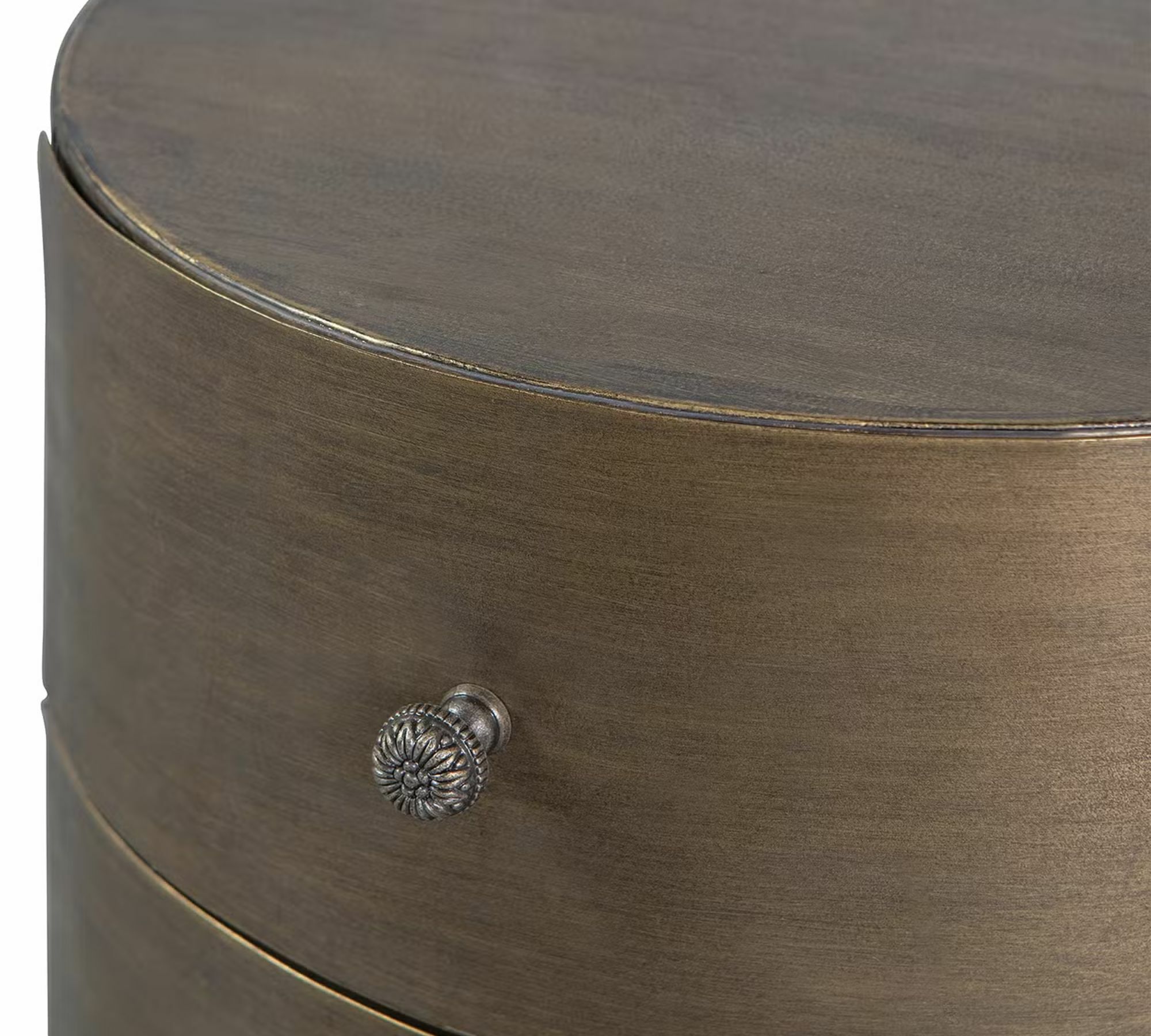 Beistelltisch Metall Antik Messing 5