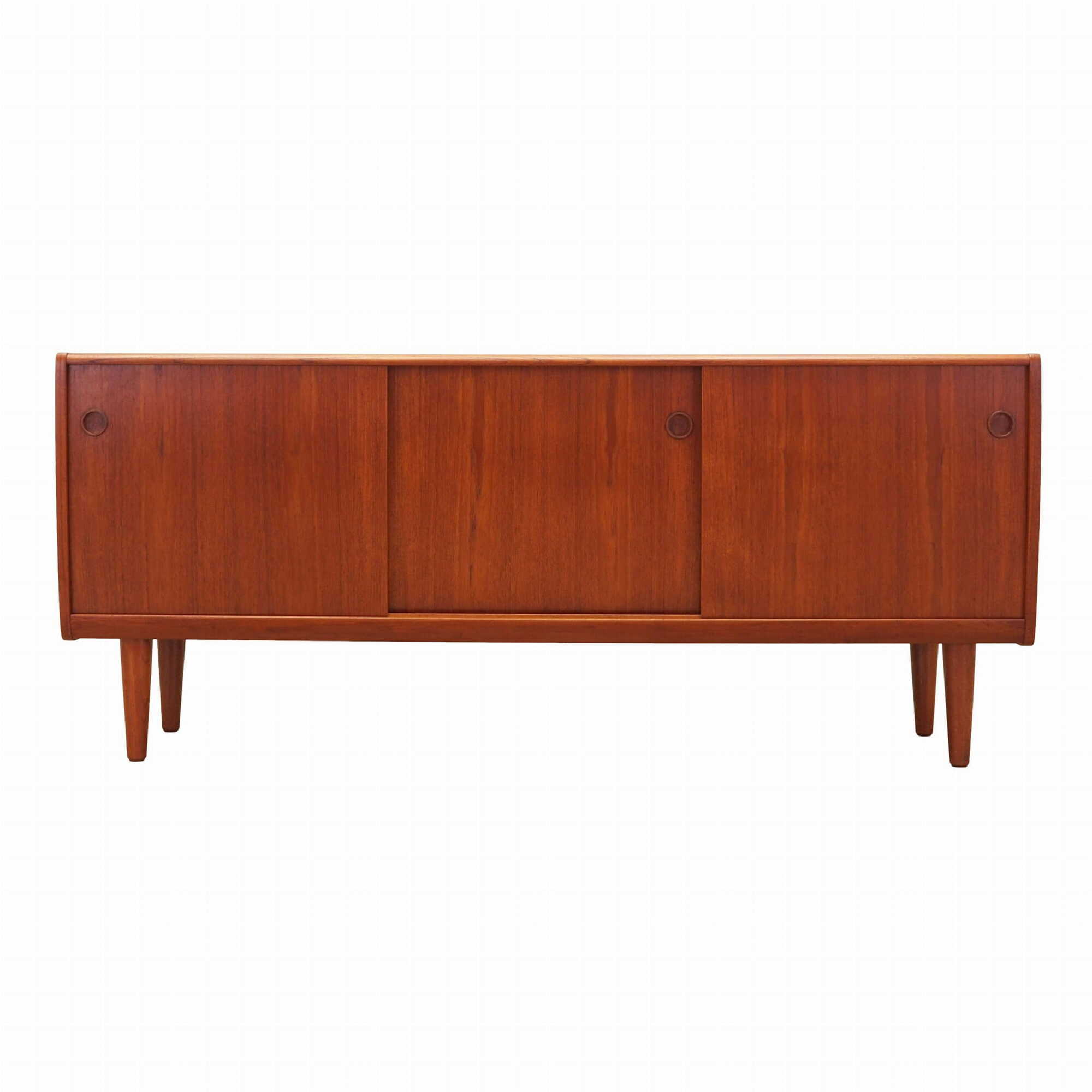 Vintage Sideboard Teakholz Braun 1970er Jahre 0