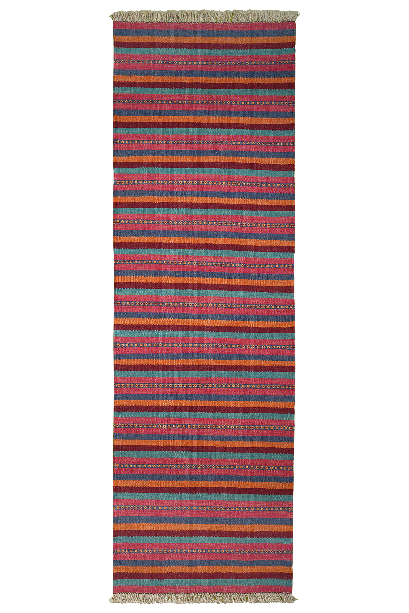 Kilim Gashgai Teppich Mehrfarbig 0