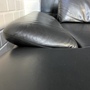 Sofa Récamiere Links Leder Schwarz 9