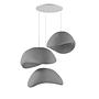 3-Flammig Wabi Sabi Stonefades Pendelleuchte Beton Grau 6