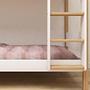 Etagenbett Extra Hoch Holz Weiß 4