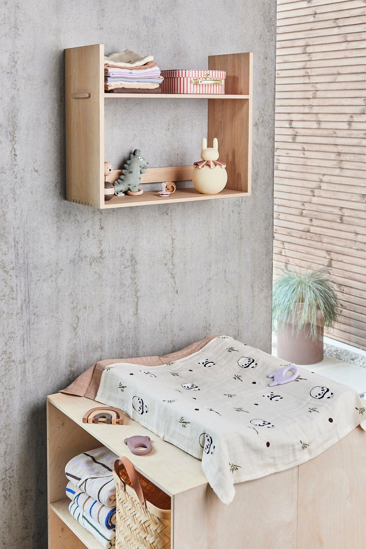 Theo Dino Musik Mobile Bio-Baumwolle Grün 1