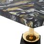 Odell Hexagonal Side Table Black 6