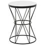 Shalimar Round Side Table Marble Metal 0