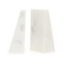 2x Marris White Marble Buchstützen
 0