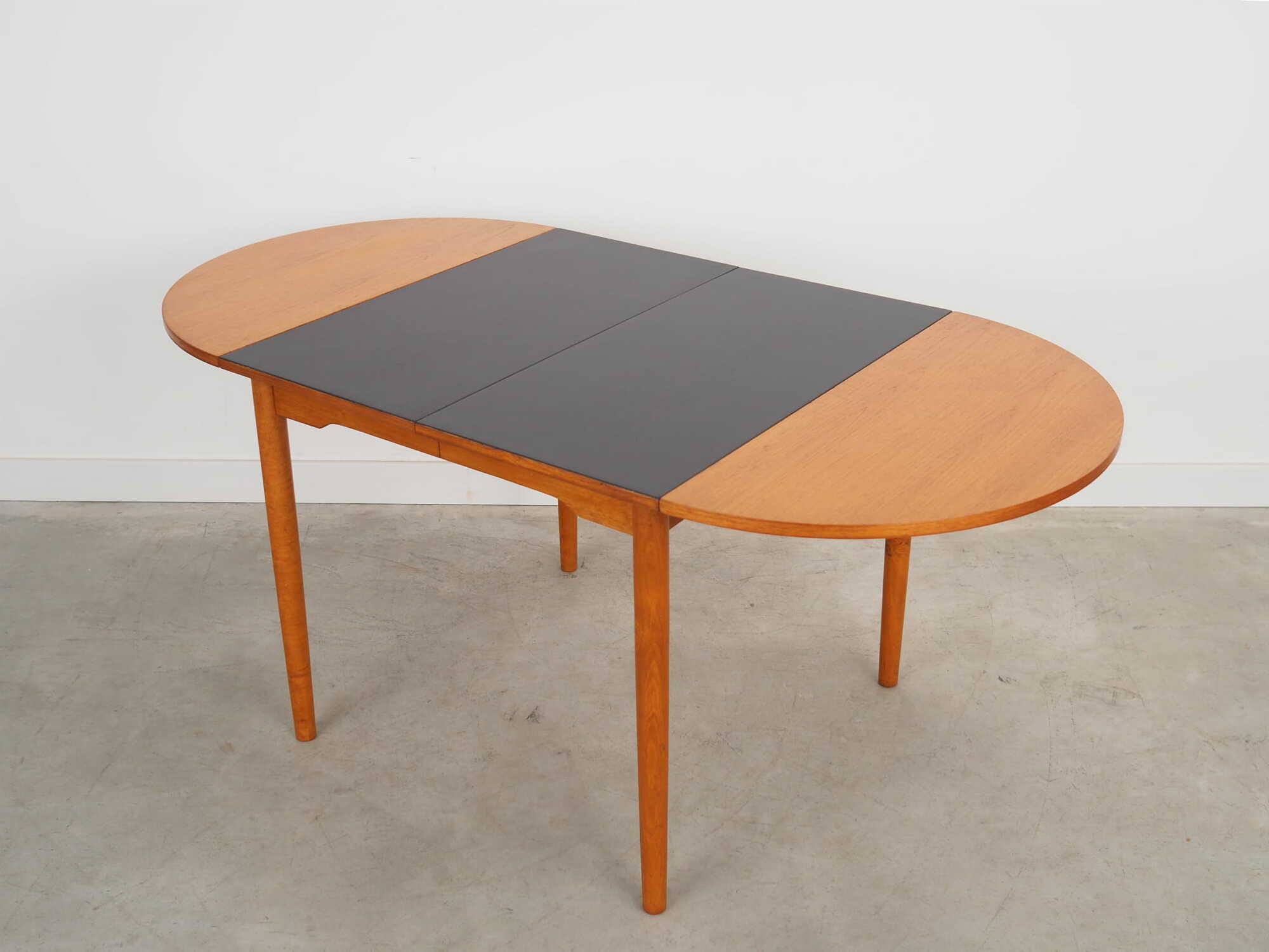 Vintage dining table Teak brown 1970s 6