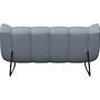 Nawabari Sofa 2-Sitzer Blend-Stoff Hellblau 3