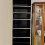 Tower Storage Unit Shelf Metal Black 0
