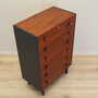 Vintage chest of drawers Teak wood Brown 1970s 5