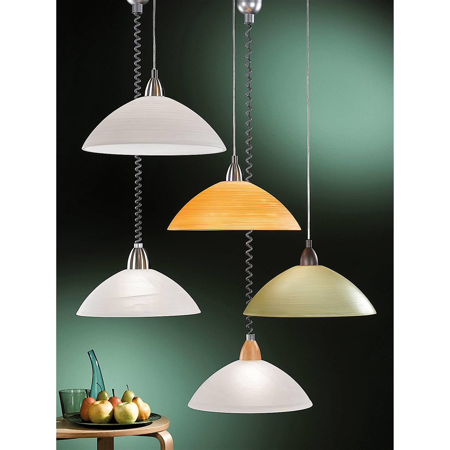 Lord Pendelleuchte Kunststoff Glas 1-flammig 1