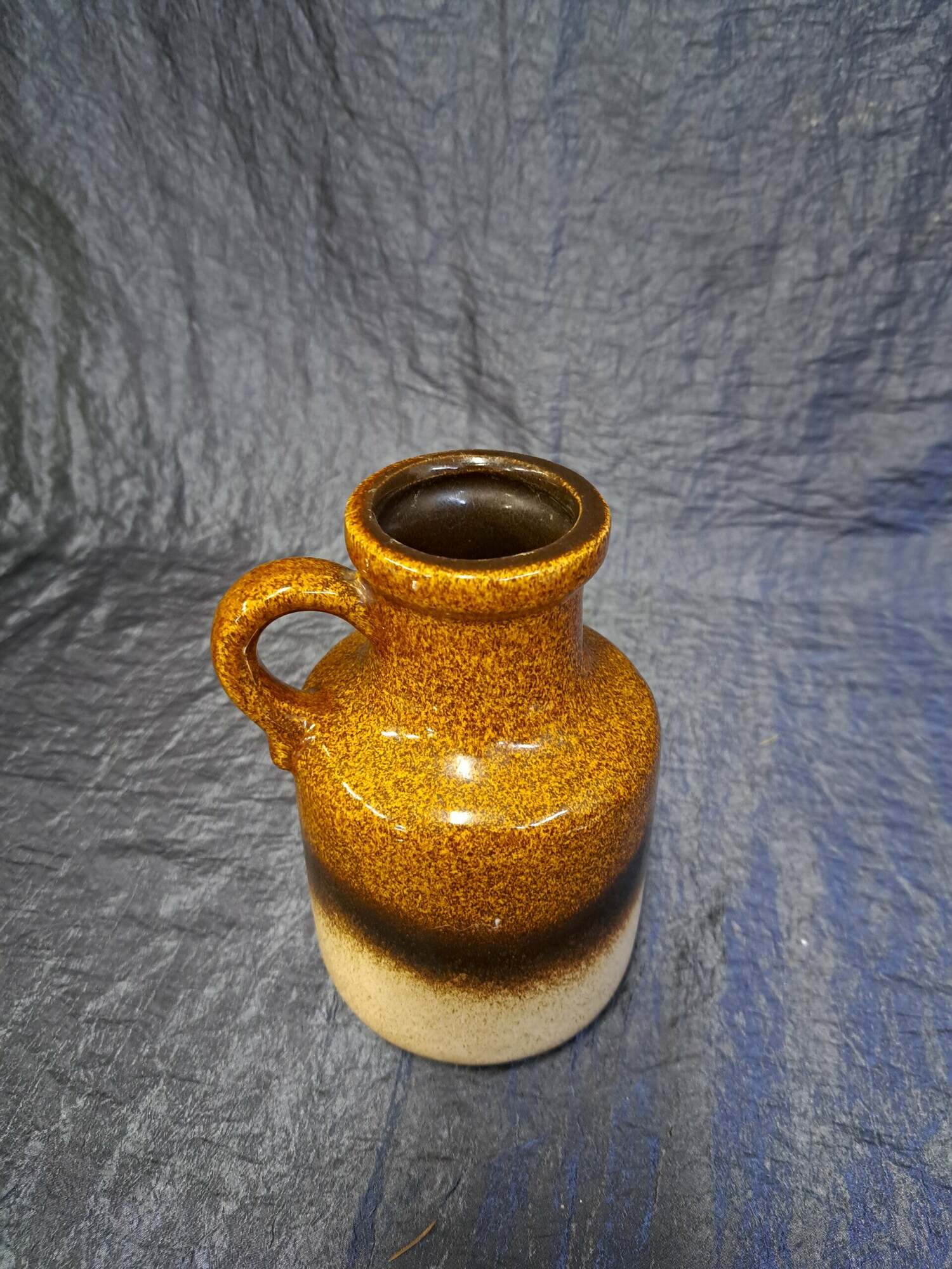 Vintage Vase Keramik Mehrfarbig 3