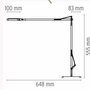 Kelvin Led Tischleuchte Schwarz 5