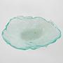 Glass bowl Green Transparent 1970s 5