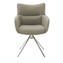 Remona Armchair Swivel Leather Cream 1